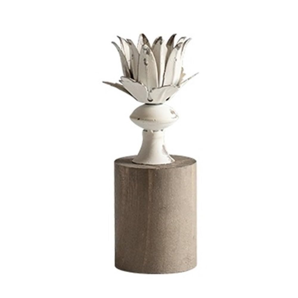 Candle Holder Wooden Candlestick Ornaments Elegant Candle Holder For Wedding Christmas Party Home Decoration(L)