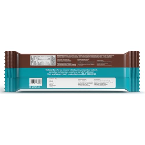 Phab Protein Wafer Bar Choco Truffle Flavour - No Maida Only Millets ( Bajra ) | 10g Protein With No Added Sugar, No Preservatives, No Trans Fat | Gluten-Free Healthy Snack | Desk-to-Gym Snack (Pack of 10)