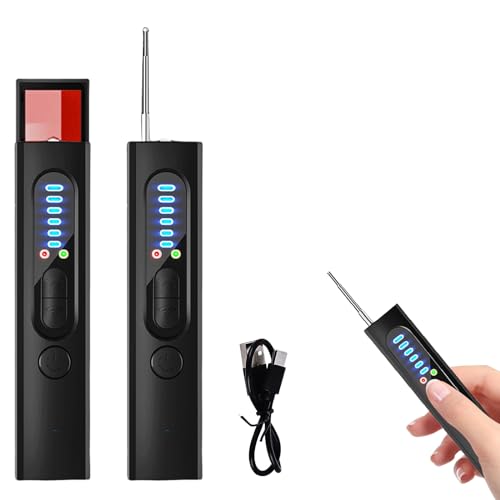 Bug Detector RF Hidden Camera Finder: Wireless Camera Detectors Bug Finder Anti-Recording Detectors GPS Tracker Detector Signal Finder Wireless Cameras for Hotel Home Office Travel