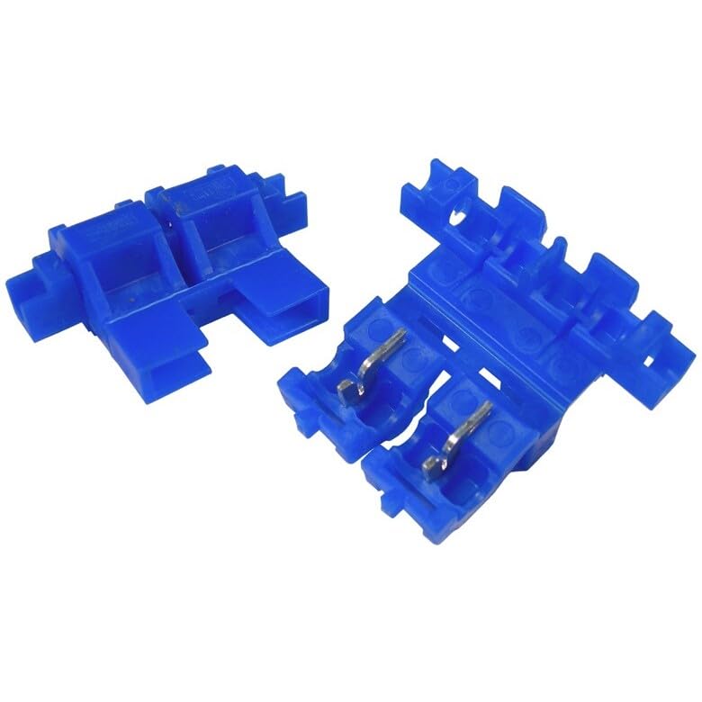 Pico 0972A 20 Amp Max Self-Stripping in-Line Fuse Holder for ATC/ATO Blade Type Fuses Blue 100 Per Package
