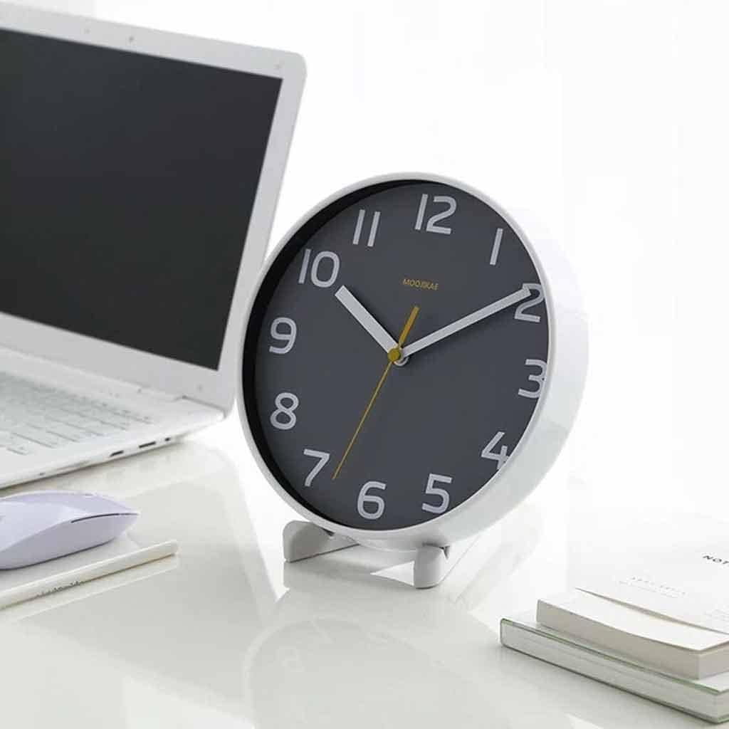 Living Room Clock Desk Wall Clock Bedroom Pendulum Silent Desktop Ornaments