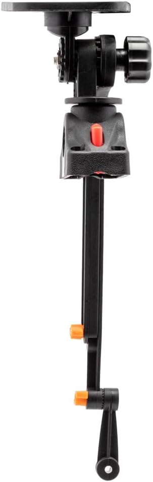 Extreme Max 3006.8669 Universal Fish Finder Head Unit & Transducer Arm Rod Holder Mount for SUPs & Kayaks, Black