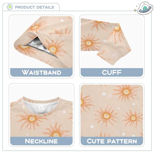 JUNZAN Beauty Sunflower Star Blush Big Boys Pullover Hoodie Long Sleeve Hoodie for Boys Party 4T3