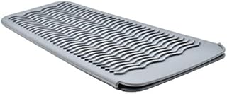 Amazon Brand  Eono Silicone Heat Resistant Mat for Hair Curling Iron, Portable Pouch for Flat Iron Hot Hair Tools - 1-Pack, Black