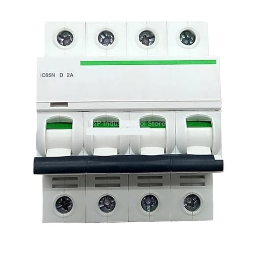IC65N 4P D2A disyuntor magnetotérmico Acti 9 interruptor automático tipo D 2