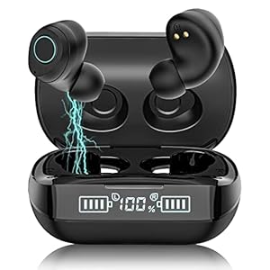 ADUOGENG 2023 Neueste HiFi Stereo, Bluetooth 5.1 Kopfhörer, 60H Spielzeit LED Mini Powerbank,CVC 8.0 Noise-Cancelling…