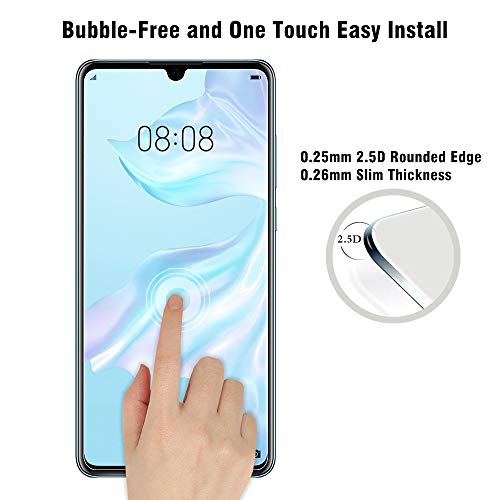 Huawei P30 Panzerglas Ahabipers Schutzfolie Set für HD Displayschutz