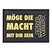 Produktbild Star Wars Türmatte Teppich Möge die Macht mit Dir sein