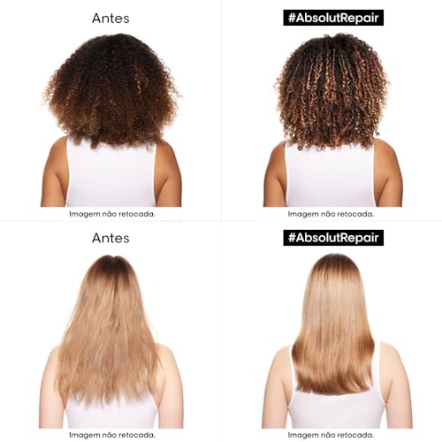 L'Oréal Professionnel Condicionador Absolut Repair, Tratamento Capilar com Proteína, Repara Danos e
