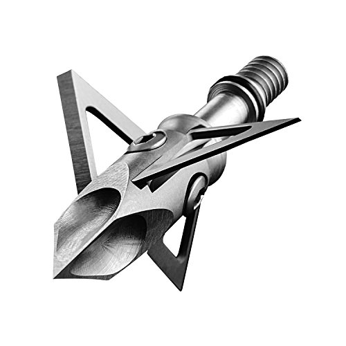 Ramcat Fixed Broadheads (Diamondback - 100 Grain, 3 Pack),Silver - image 2