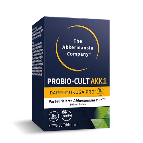 ProBio-Cult AKK1 Darm-Mukosa Pro mit 30 Mrd. pasteurisierten Akkermansia MucT® | 30 Tabletten | Für eine intakte Darmschleimhaut und -barriere | vegan, laktosefrei, glutenfrei