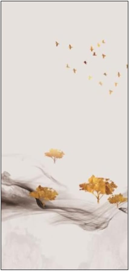 Window Privacy Film Window Film Window Privacy Film Chinese Ink Bathroom Partition Glass Doors and Windows Decorative Blackout Glass Film Window Film Blackout Window Film Window Films(A,60 * 90 cm)