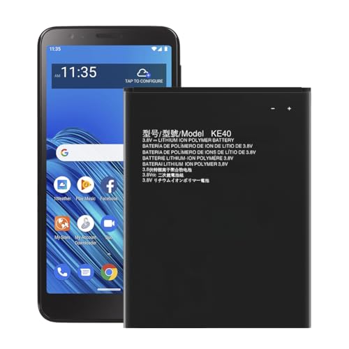 PFHL KE40 Battery, (2025 New Upgrade) 4000mAh High Capacity Replacement Battery for Moto E6 KE40 XT2005 XT2005-1 XT2005-3 XT2005-4 XT2005-5