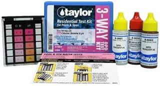 Replacement for fits Taylor K-1001 Basic DPD Chlorine/Bromine/pH Pool and Spa Test Kit w/Reagents