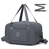 SPAHER Pequeño Bolsas de Viaje 35x20x20cm Ryanair Equipaje de Mano Cabina Plegable Bolsa de Deportiva Gym Vuelo con Bolsillo Húmedo Bolso Equipaje Impermeable Mujer Hombres Travel Cabin Duffle Bag