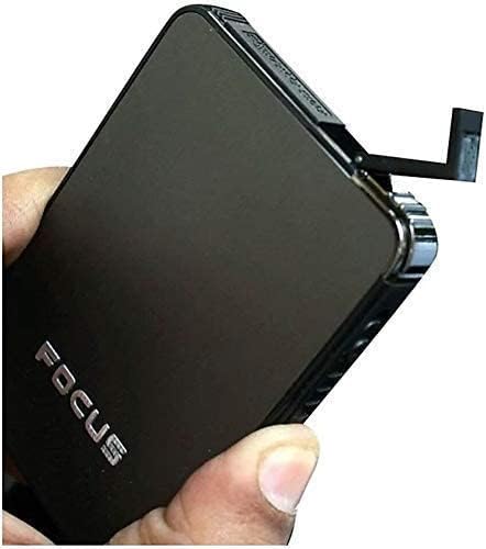 Focus New Cigarette Dispenser Case Box with Lighter, with Lighter for Smoking Cigarette Case with Lighter Focus Ultra Thin Plastic, with Inbuilt Cigarette Lighter