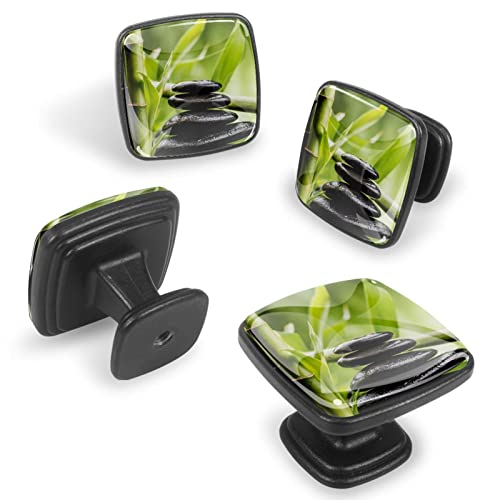 Tiroir de commode modernisé avec 12 boutons de cuisine zen