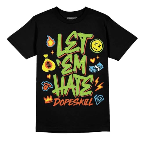 Image of DopeSkill Graphic Tee Streetwear Hip Hop Hypebeast Unisex T-Shirt Sneaker Colour Matching Shirts Inspired Motivation Quotes