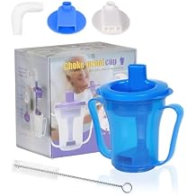 Dysphagia Regulating Drinking Cup, Prevent Choking for Dysphagia/Dementia/Elderly,Dispenses 5cc or 10cc of Liquid Each time,Spill-Proof