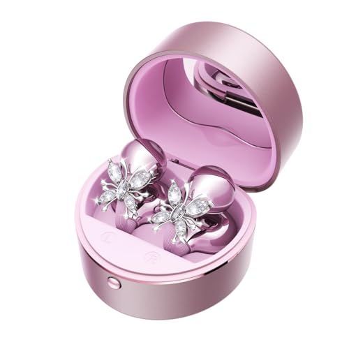 Wireless heart-shaped earbuds for