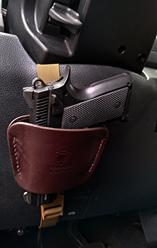 Grand Gun Works Ride Ready Car Holster - Brown/FDE