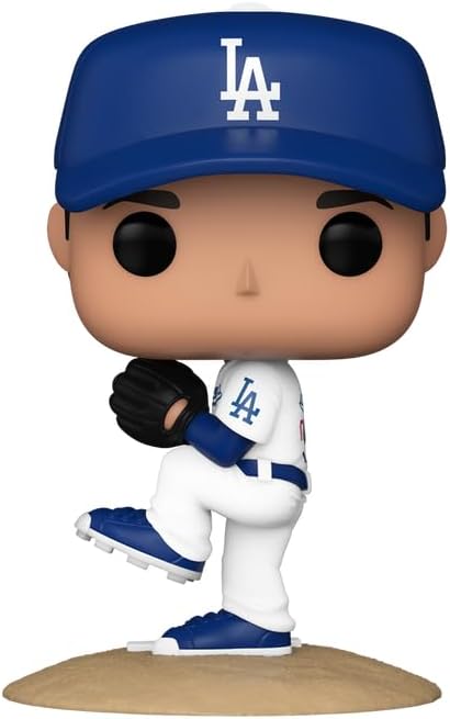 Worldwide Nutrition Bundle Compatible with Funko Shohei Ohtani (Pitching) in Home Jersey – Exclusive Vinyl Figure | L.A. Dodgers MLB Star | 4.5-Inch Collectible with Keychain