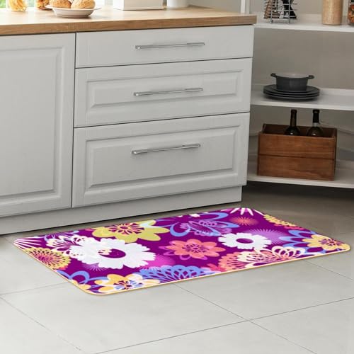 Alfombrillas de cocina decorativas y absorbentes con base de seguridad 7
