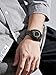 Imagen de EUTOUR Reloj Hombre Relojes para Parejas Magnetico Designer Cuarzo Sin Vidrio Rodamiento de Bolas Relojes de Pulsera para Hombres Mujres con Correa de Acero Inoxidable Negro