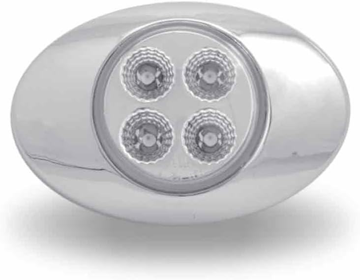 TRUX TLED-G2XAW Marker Light, M3 Style, Dual Revolution, Amber/White, Led (4 Diodes)