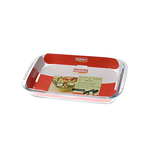 mijotex - Plat Rectangulaire en Verre 2.2L Cover