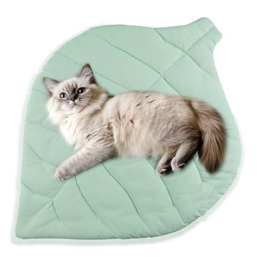 Cat Cooling Mat with Leaf Design