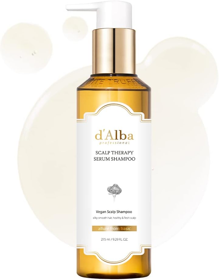 Professional Repairing Scalp Therapy Serum Shampoo 275ml, Mild and Vegan Formula, Gentle Hair and Scap Treatment