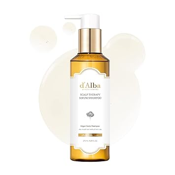 dalba Piedmont Professional Repairing Scalp Therapy Serum Shampoo 275ml, Mild and Vegan Formula, Gentle Hair and Scap Treatment