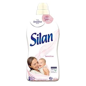 Silan Sensitive Wasverzachter, Voor Babykleding en Gevoelige Huid, 54 (1 x 54) wasbeurten