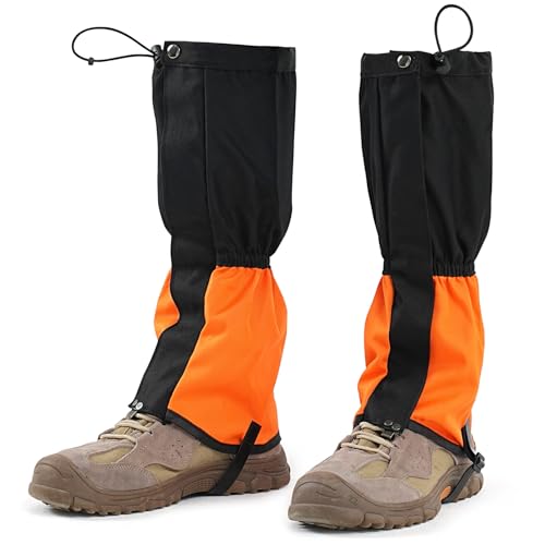 likloks Gaiters for Men & Women – Adjustable Hiking Leg Gaiters for Boots – Waterproof & Durable Lightweight Gaiters for Outdoor Activities
