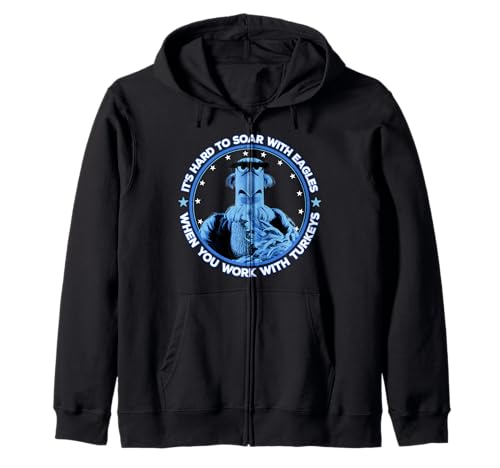 Sweat capuche Disney Muppets Sam Eagle veste zippée humour homme femme