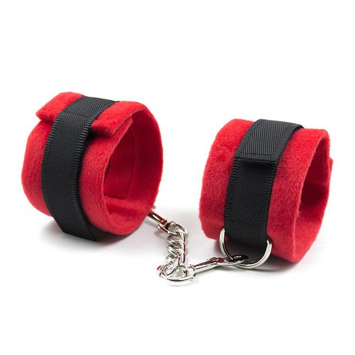 9 teiliges SM - Bondageset Rot-Schwarz sehr weich - Fetisch BDSM Bondage Rollenspiel Sex-Spielzeug - SM Paddel- schwarz (Black Single Tail Whip)