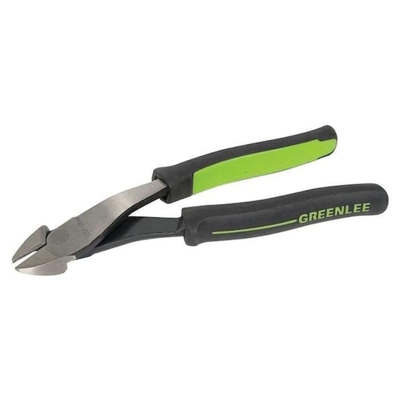 Alicate de Corte Diagonal de Alta Alavancagem Greenlee 0251-08AM com Cabo Moldado Angulado de 20,3 cm