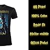 Iron Maiden T-Shirt Fear of The Dark. Official Black Rock T-Shirt. Band Heavy Metal. Cotton. Unisex. Adult Boy. (XL) #5