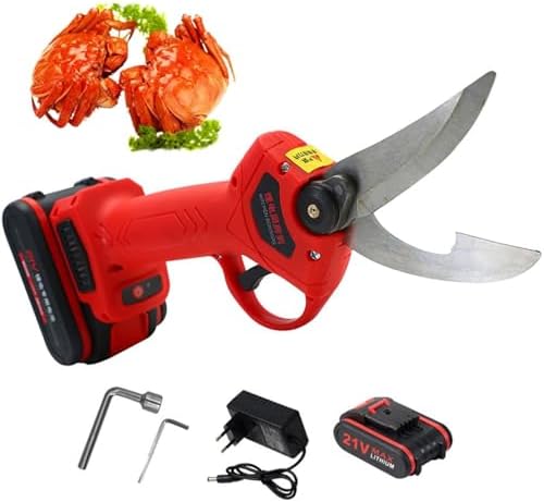 Electric Kitchen Bone Scissors - 21V Wireless Rechargeable Lithium Battery Poultry Shears for Effortlessly Cutting Chicken Bones, Vegetables, and Crab Legs