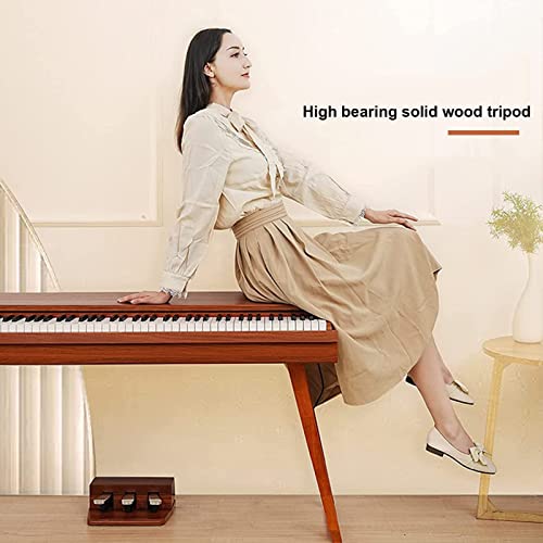 Piano numérique 88 touches pleine taille avec touches lestées clavier électrique clavier portable support de piano Bluetooth MIDI for débutants adultes enfants inclus support, triple pédale et taboure - Les Beatles, Paul McCartney, John Lennon, RIngo Starr, George Harrison Piano numérique 88 touches pleine taille avec touches lestées clavier électrique clavier portable support de piano Bluetooth MIDI for débutants adultes enfants inclus support, triple pédale et taboure – Image 6