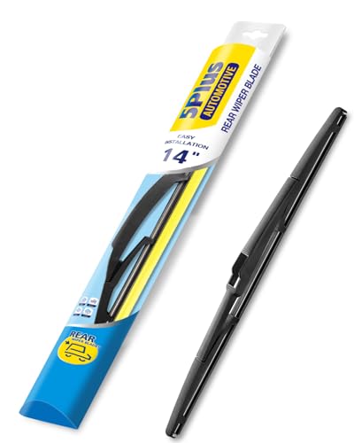 5 PLUS® 14 Inch Rear Wiper Blade Replacement For Jeep Cherokee 2023-2017/Mazda CX-5 2013-2024 CX-9 2007-2023/Hyundai Tucson 2016-2020 Nexo 2021-2024/Chrysler Pacifica 2017-2024 Mute OEM Quality