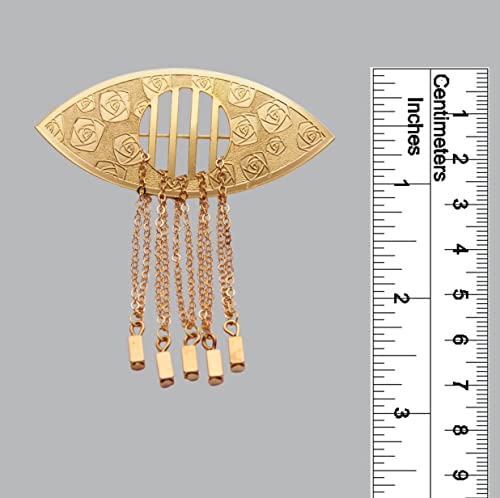 Dh&Yp Flirtatious Tassel Evil Eye Brooches & Pins, Alice In Wonderland Brooches, Independent Designer And Artisan Limited Version Jewelry For Women, Valentine's Day, Mother's Day, Birthday Gift #TOP6