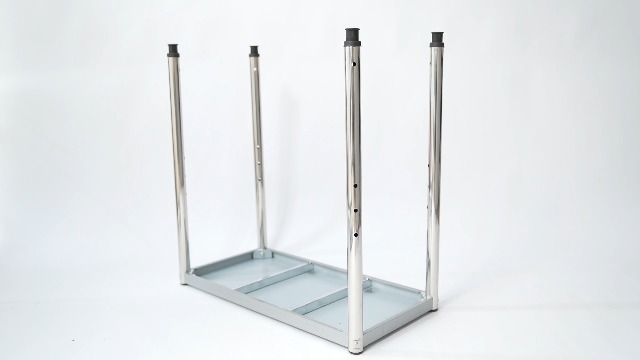Loobiiny Table INOX 3 Niveaux 80x40x80 Etagere INOX Plan De Travail Loobiiny Table INOX 3 Niveaux 80x40x80 Etagere INOX Plan De Travail