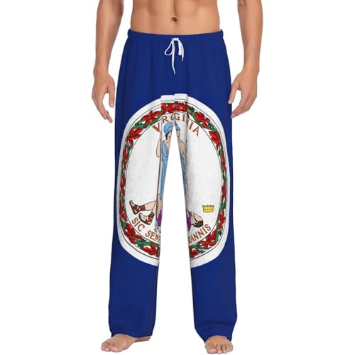 Pantalon pyjama homme polaire Virginie chaud et doux avec poches de nuit