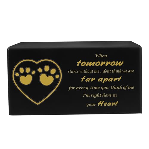 Urne funéraire en bois cendres animaux chien chat : urne commémorative bois