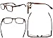 4 Pack Classic Reading Glasses Spring Hinges Comfort Readers for Men and Women(4 mix color,+2.75)