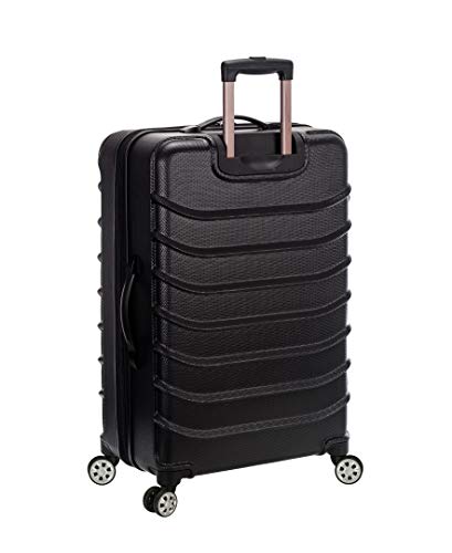 Rockland Speciale Hardside 2-Piece Expandable Spinner Luggage Set, Black, (20/28) #TOP1