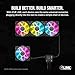 CORSAIR iCUE Link RX120 RGB 120mm PWM Fans with iCUE Link System Hub - Magnetic Dome Bearing - Triple Pack - Black