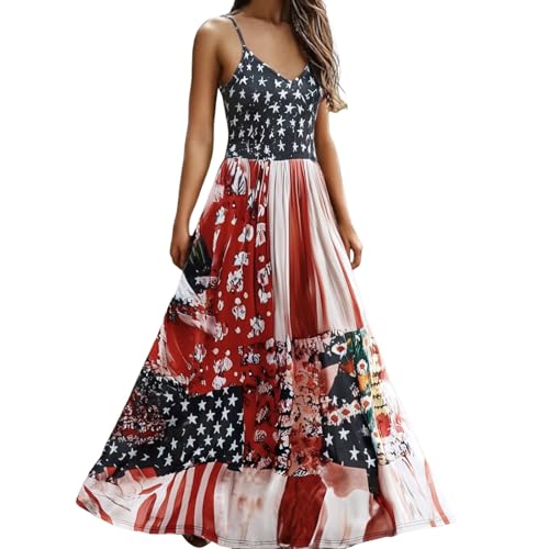 Robe d'été sans manches anti-chaleur à imprimé floral fluide